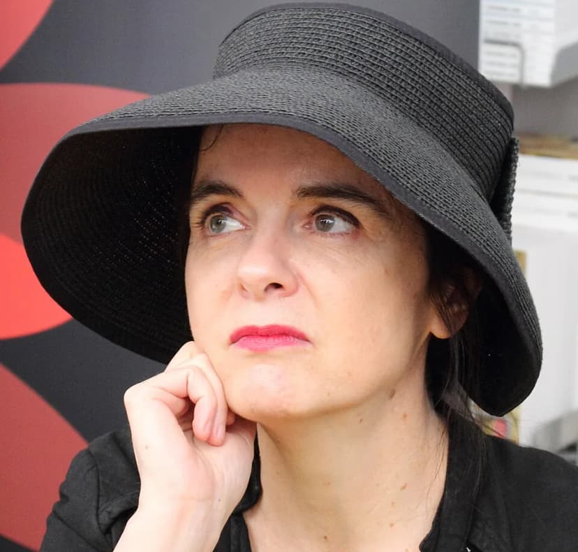 Fotografía de Amélie Nothomb