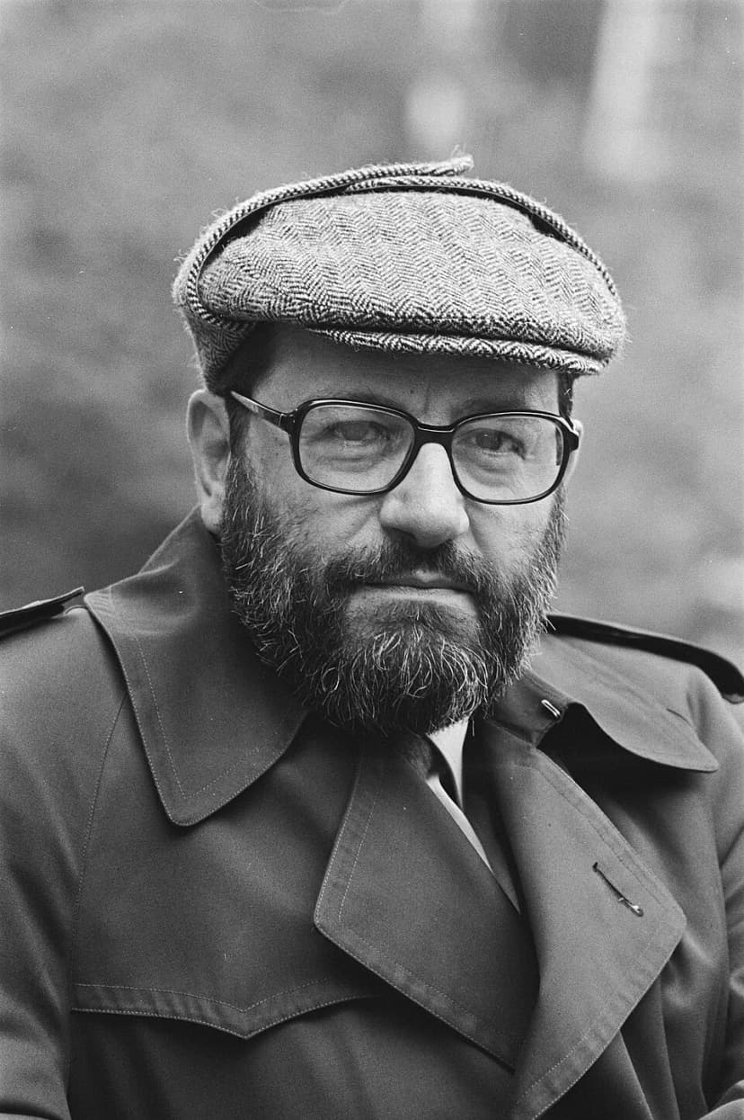 Fotografía de Umberto Eco
