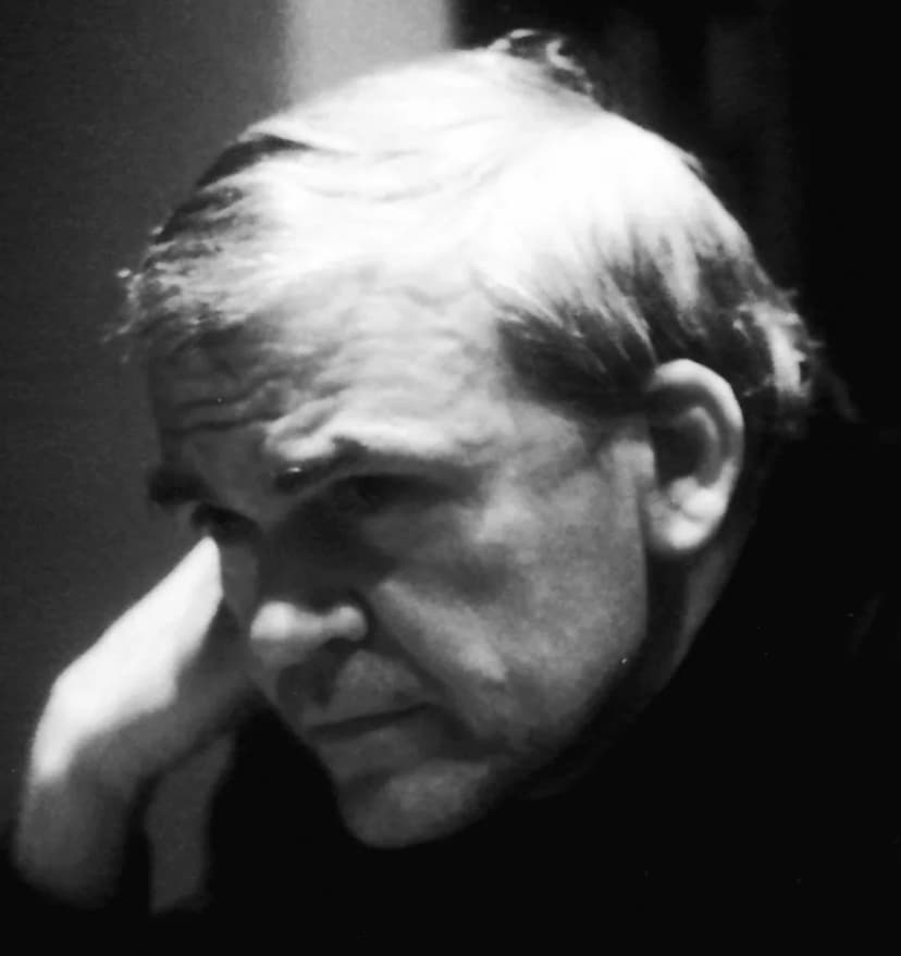 Fotografía de Milan Kundera