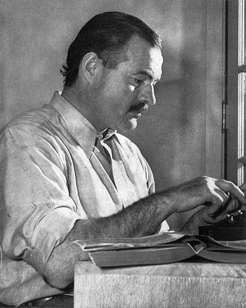 Fotografía de Ernest Hemingway