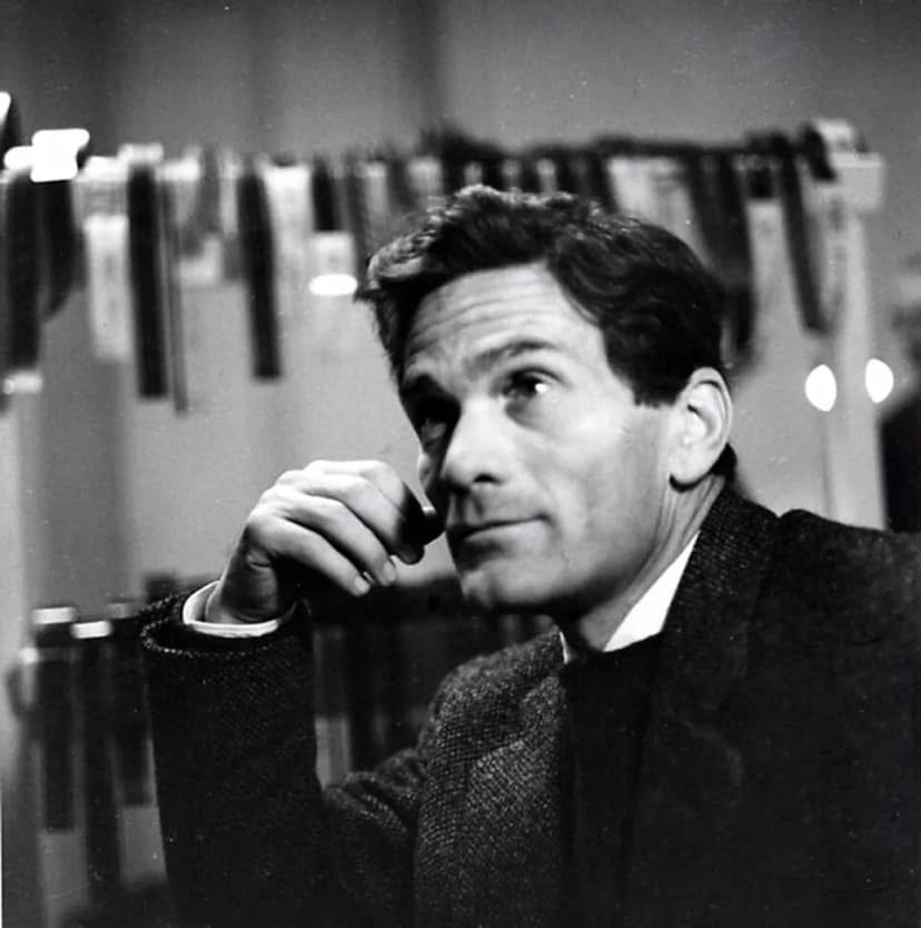 Fotografía de Pier Paolo Pasolini