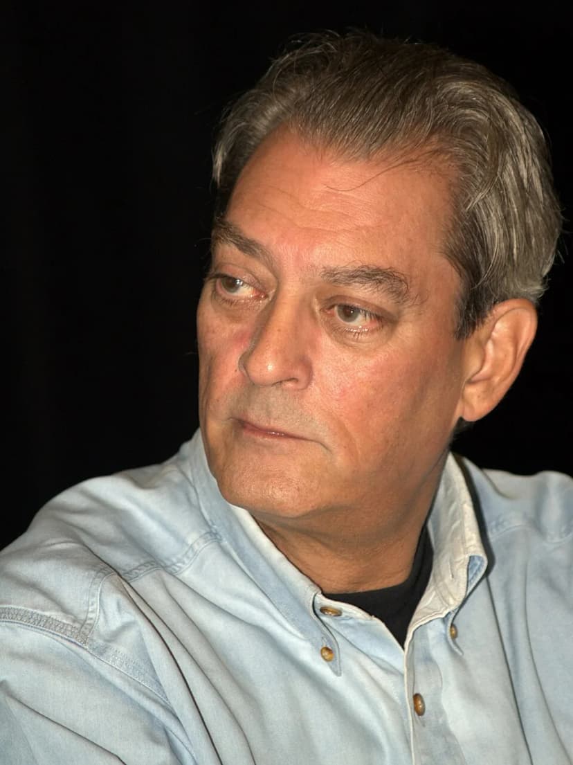 Fotografía de Paul Auster