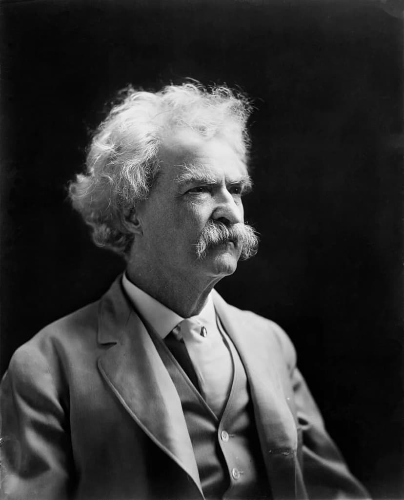 Fotografía de Mark Twain