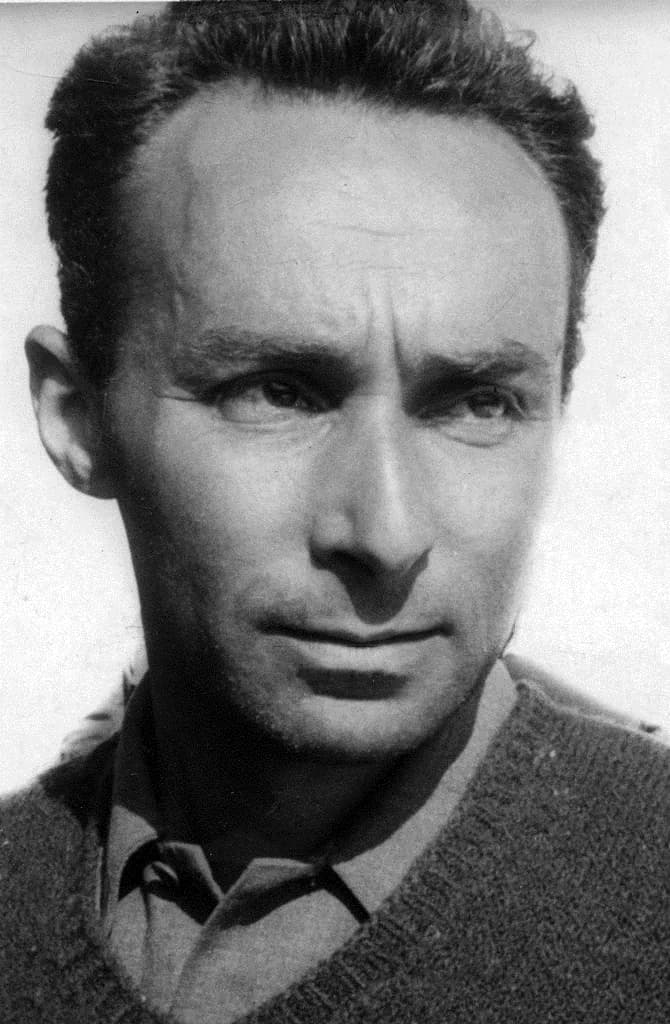 Fotografía de Primo Levi
