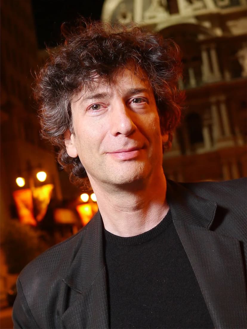 Fotografía de Neil Gaiman
