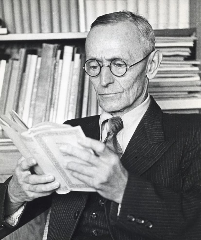 Fotografía de Hermann Hesse